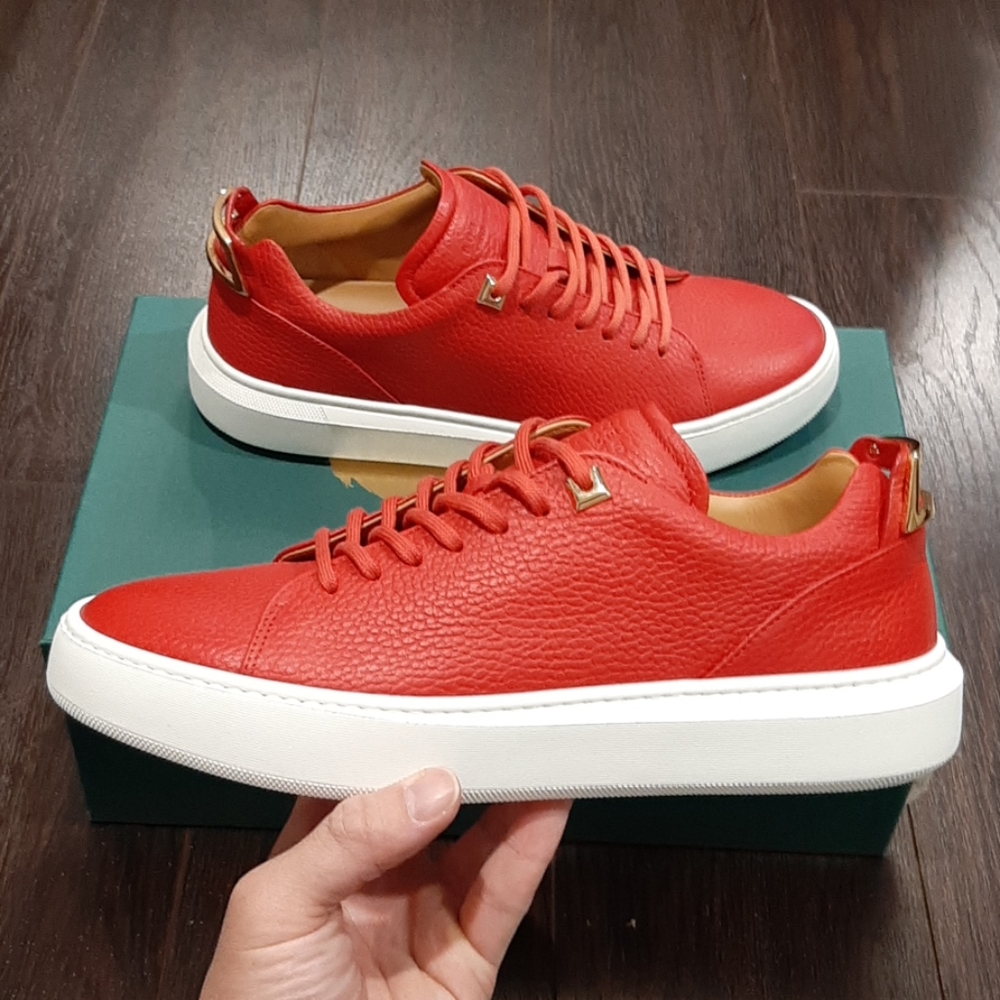 Men Buscemi Red Sneakers US 8